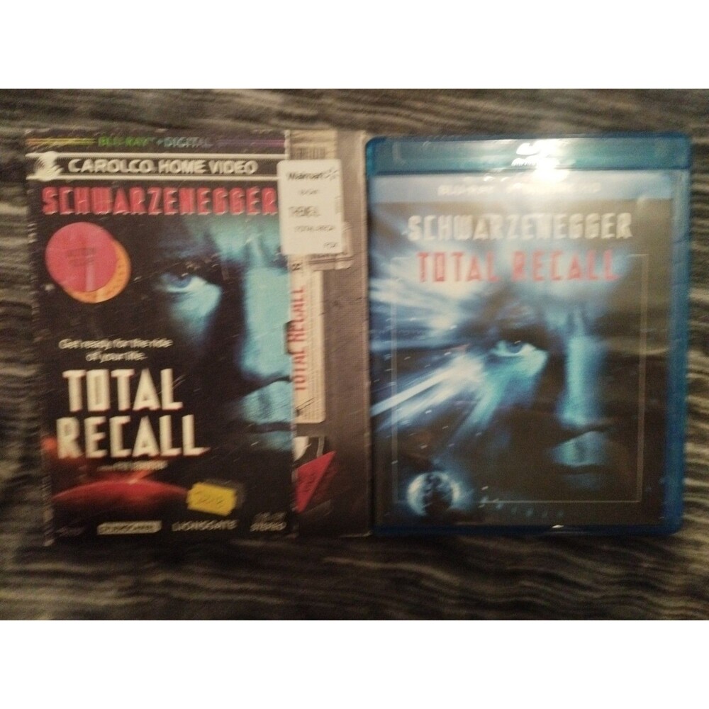 Total Recall (Blu-ray, 1990) With Slip Cover